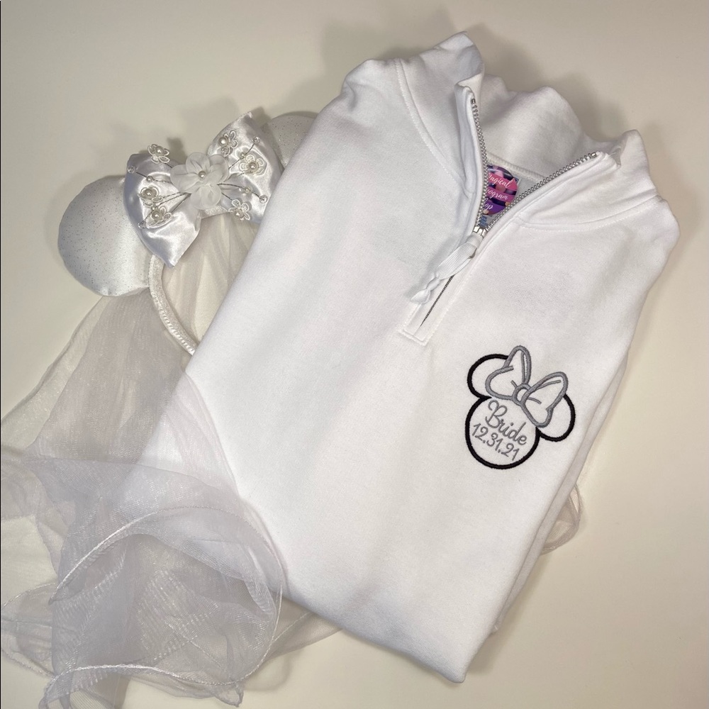 Made to Order! Disney Bride Quarter-Zip Sweatshirt